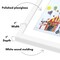 Americanflat 8.5x11 Kids Art Frame with 4x6 Photo Frame - Two Openings - Displays 8.5x11 Artwork and 4x6 Photo Side by Side - Kids Art Frame - Polished Plexiglass - Hanging Hardware